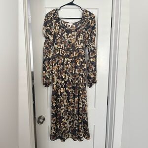 Bohme Long Sleeve Midi Dress